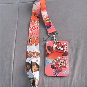 Disney Turning Red - Lanyard and ID card holder
